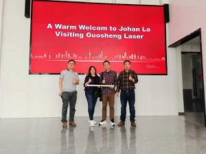 Johan Lo总监一行莅临西安国盛激光参观交流